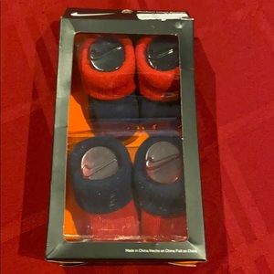 5/$25 0-6 month Nike baby socks